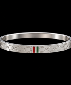 Bracelete Aço Inox Prata 015
