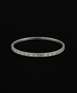 Bracelete Aço Inox Prata 059