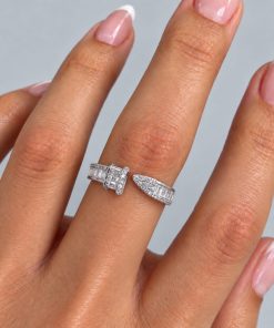 Anel Regulável Bijoux Premium Prata 016