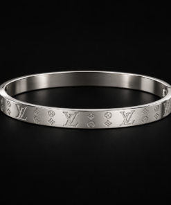 Bracelete Aço Inox Prata 004