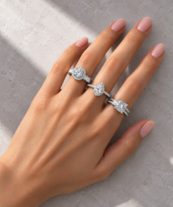3 Anéis Regulável Bijoux Premium Dourado Coleção 5