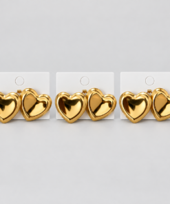 Kit 3 Brincos Bijoux Premium Dourado 38