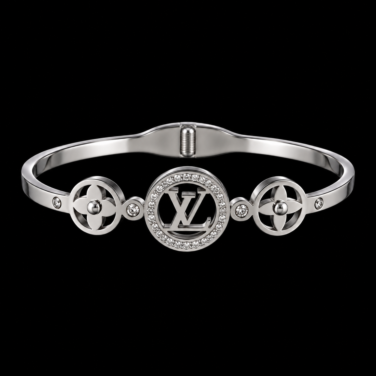 Bracelete Aço Inox Prata 001