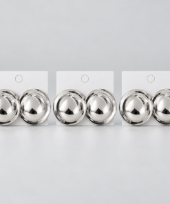 Kit 3 Brincos Bijoux Premium Prata 55