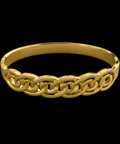 Bracelete Aço Inox dourado 038