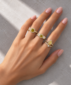 3 Anéis Regulável Bijoux Premium Dourado Coleção 3