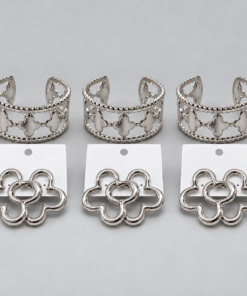 Kit 3x Conjunto Bracelete + Brinco Bijoux Premium