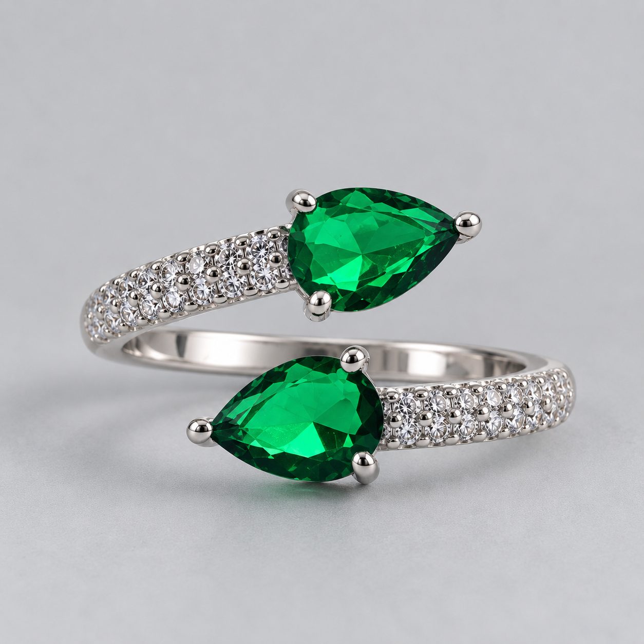 Anel Regulável Bijoux Premium Prata 004 - Imagem 2