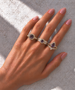 3 Anéis Regulável Bijoux Premium Dourado Coleção 3