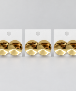 Kit 3 Brincos Bijoux Premium Dourado 36