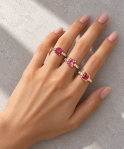3 Anéis Regulável Bijoux Premium Dourado Coleção 1