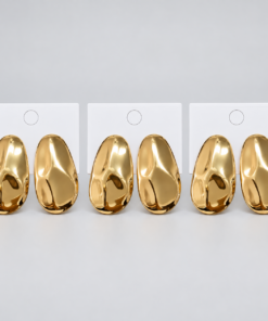 Kit 3 Brincos Bijoux Premium Dourado 30