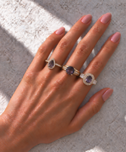 3 Anéis Regulável Bijoux Premium Dourado Coleção 5