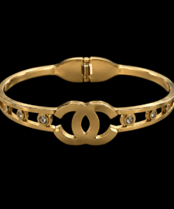Bracelete Aço Inox dourado 045