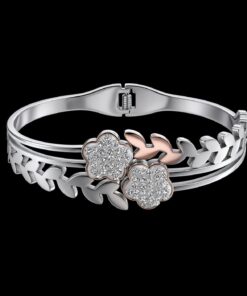 Bracelete Aço Inox Prata 039