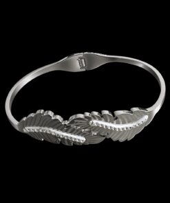 Bracelete Aço Inox Prata 043