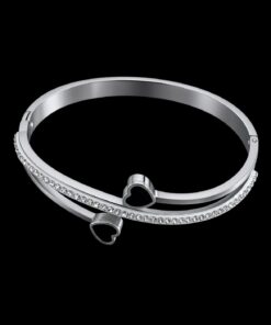 Bracelete Aço Inox Prata 045