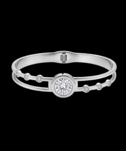 Bracelete Aço Inox Prata 052