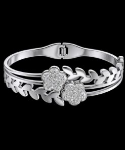 Bracelete Aço Inox Prata 039