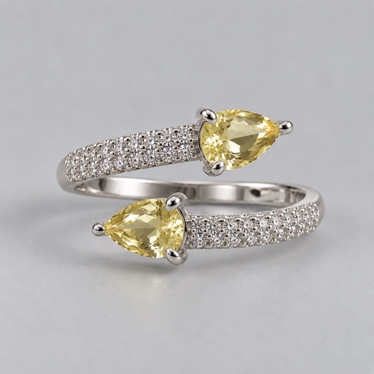 Anel Regulável Bijoux Premium Prata 006 - Imagem 2