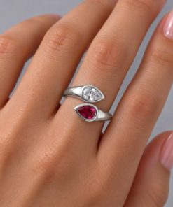 Anel Regulável Bijoux Premium Prata 013
