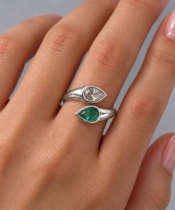 Anel Regulável Bijoux Premium Prata 011