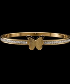Bracelete Aço Inox Dourado 023