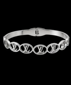 Bracelete Aço Inox Prata 025