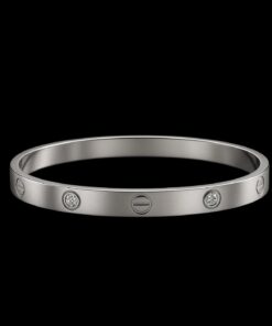 Bracelete Aço Inox Prata 032