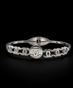 Bracelete Aço Inox Prata 028